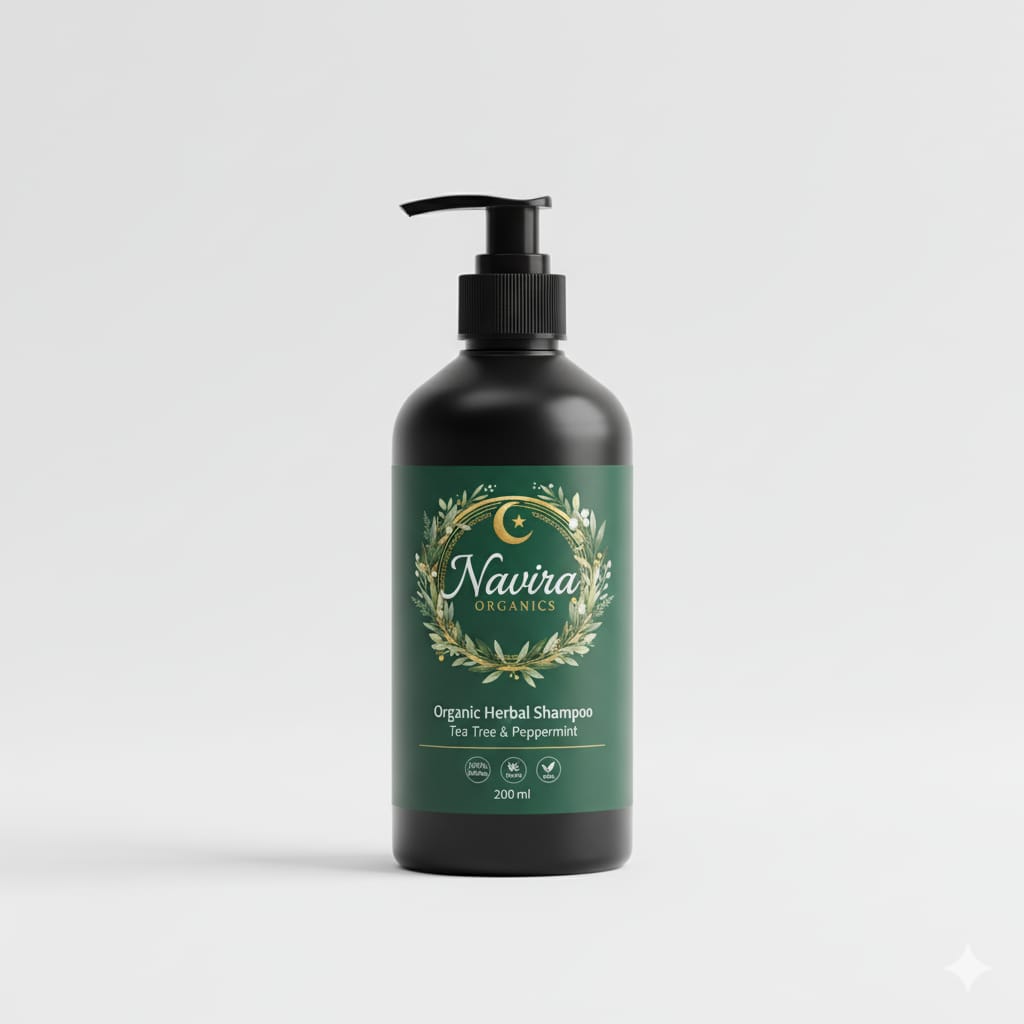 Glow Up Your Hair Naturally ✨ | Navira Organic Shampoo for Silk & Strength 💆‍♀